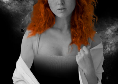 Foto ritocco, con scontorno capelli