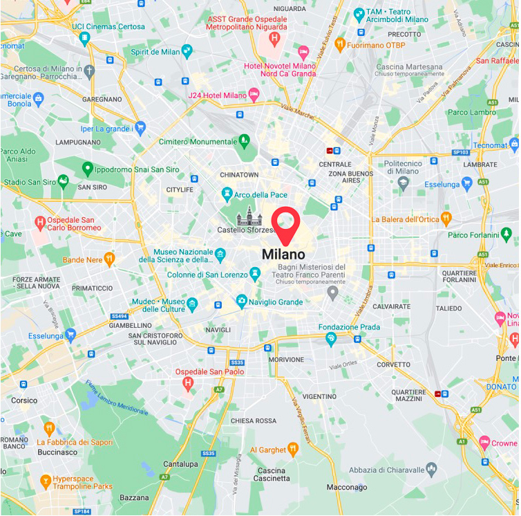 Mappa milano